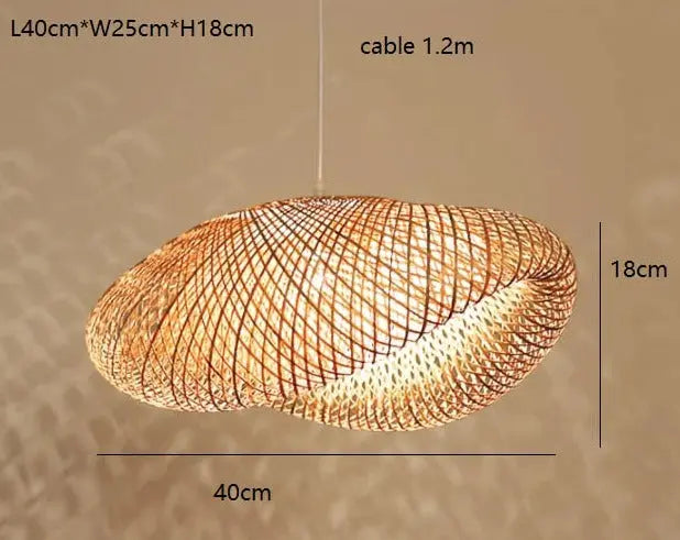 Modern Bamboo Asia Style Light — alternate product view 8