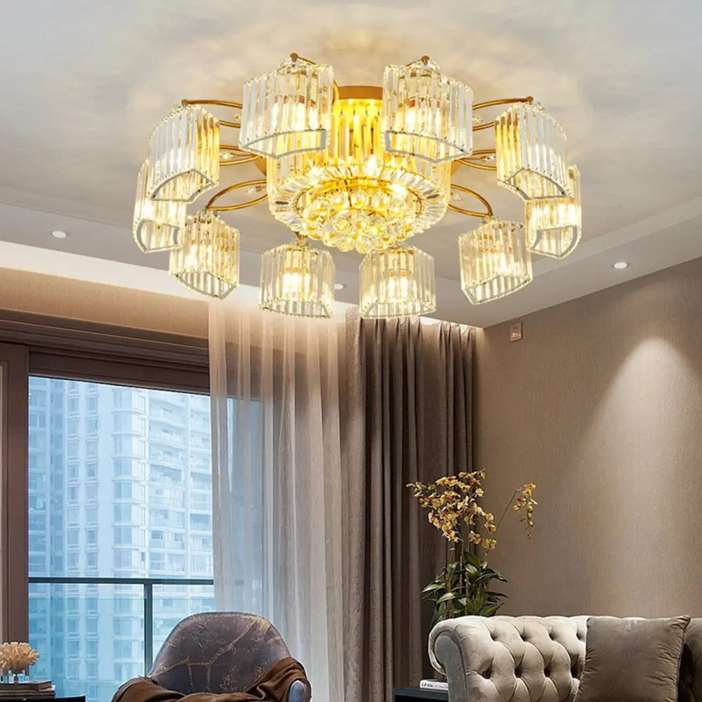 Modern Ceiling Circle Chandelier — alternate product view 7