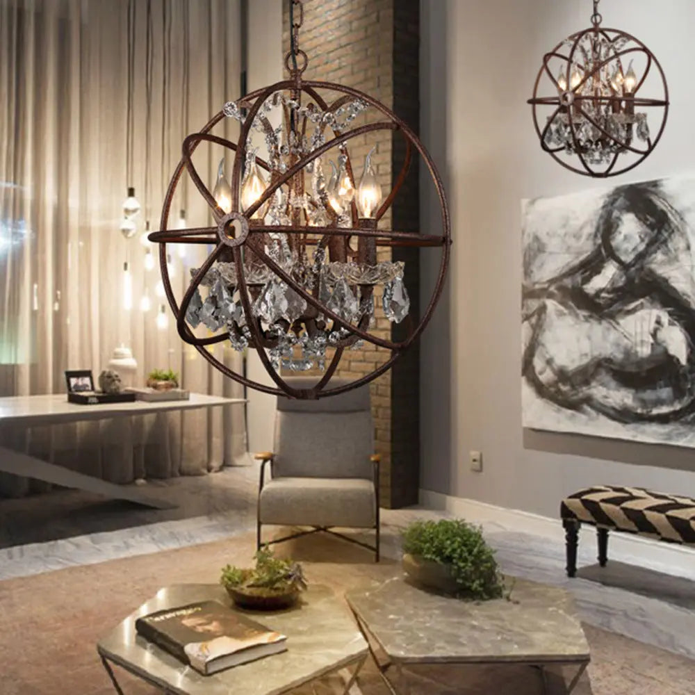 Mid Century Globe Chandelier — alternate product view 8