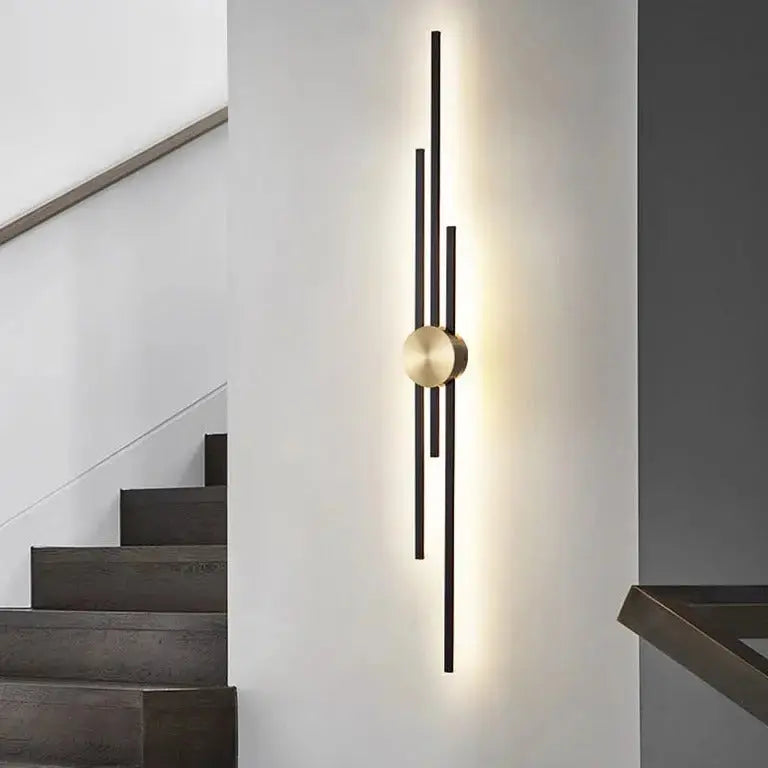 Luxury Minimalist Creative Copper Wall Lights — alternate product view 1