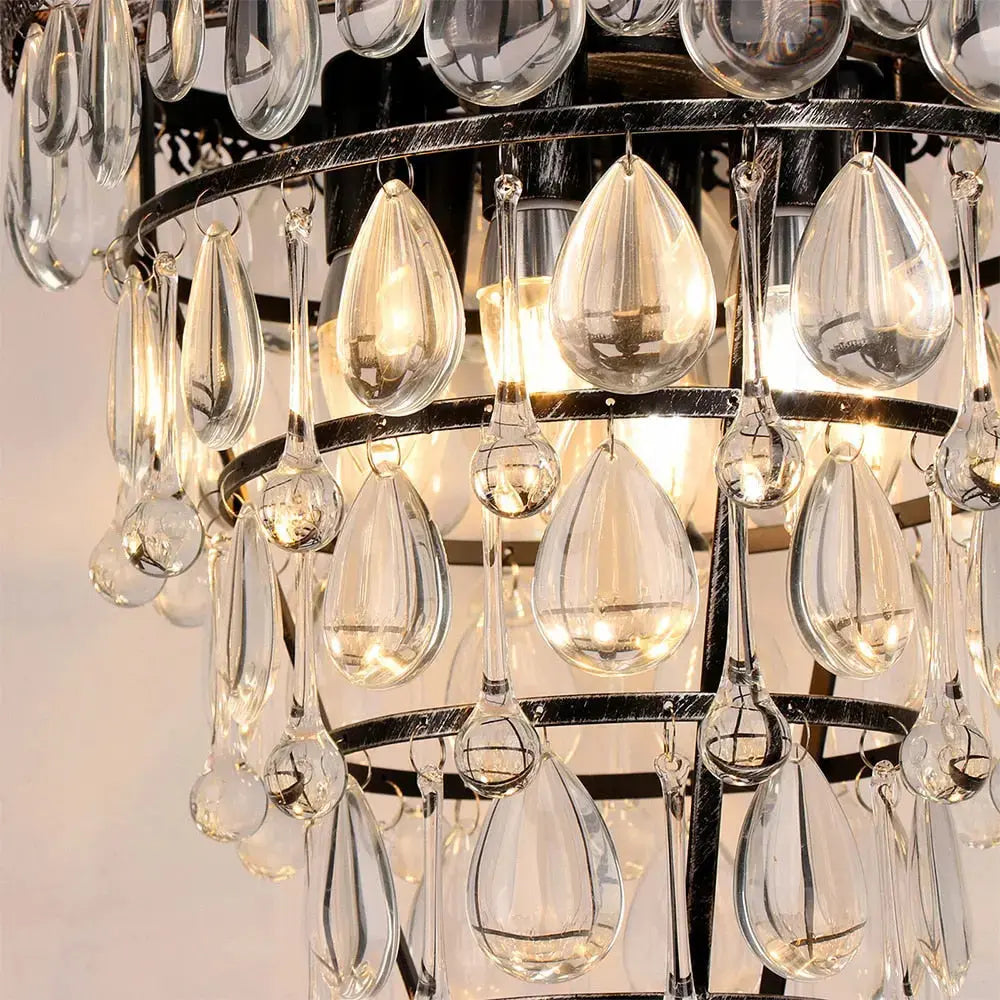 Retro Vintage Cooper Crystal Retro Chandelier — alternate product view 8