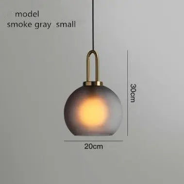 Glass Ball Modern Single Pendant Lights — alternate product view 4