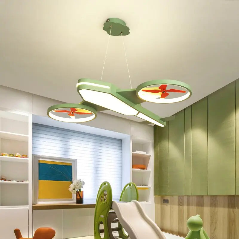 Modern Ceiling Light Aircraft Led Chandelier — alternate product view 3