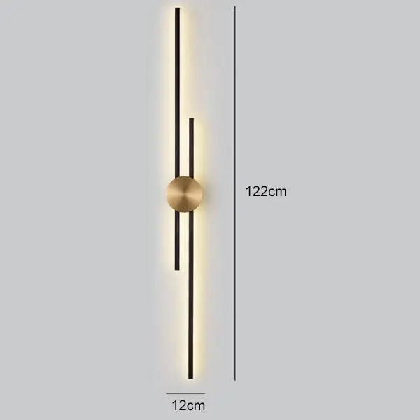 Luxury Minimalist Creative Copper Wall Lights — alternate product view 13
