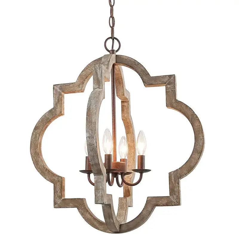 French Country Farmhouse Chandeliers — alternate product view 1