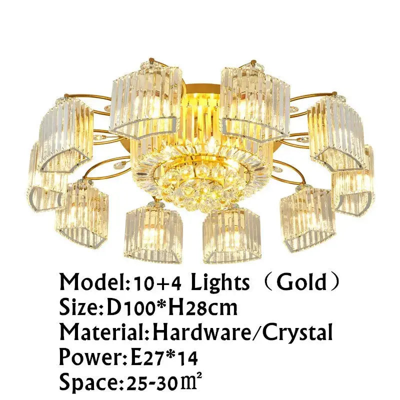 Modern Ceiling Circle Chandelier — alternate product view 5