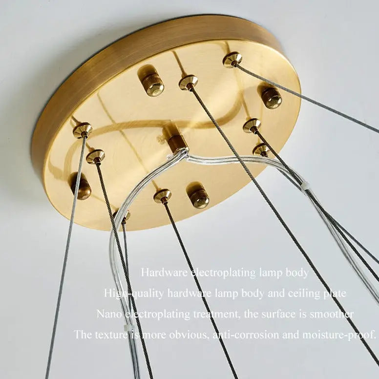 New Luxury Crystal Flower Chandelier — alternate product view 9