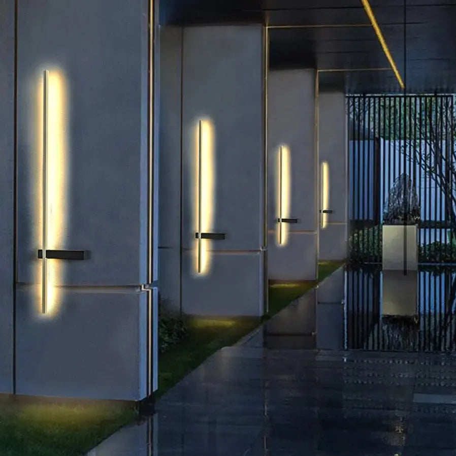 Modern Long Wall Outdoor Light — alternate product view 3