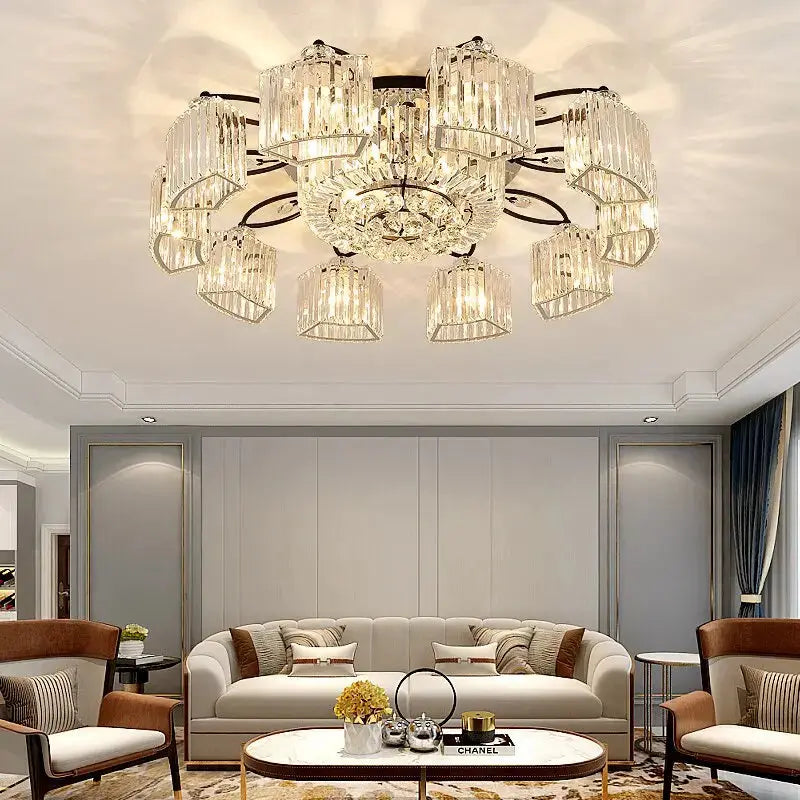 Modern Ceiling Circle Chandelier — alternate product view 3