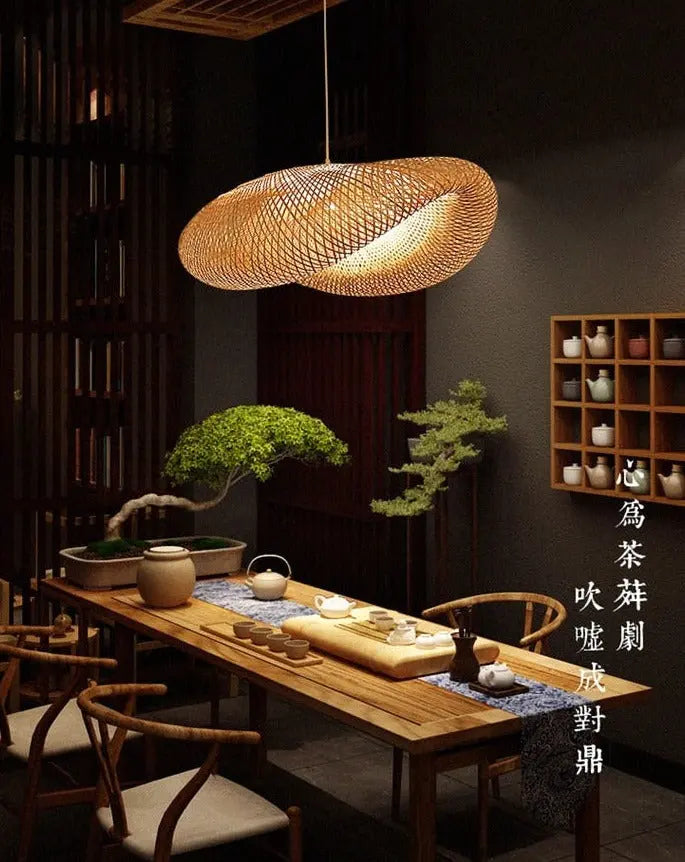Modern Bamboo Asia Style Light — alternate product view 2