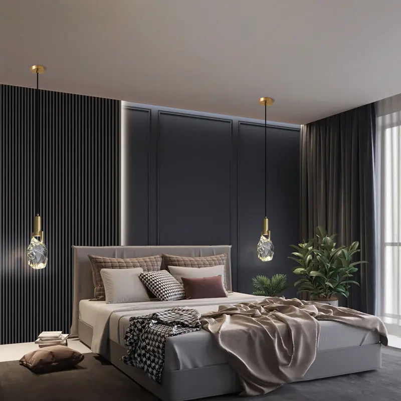 Led Crystal Iceberg Pendant Lights — alternate product view 3