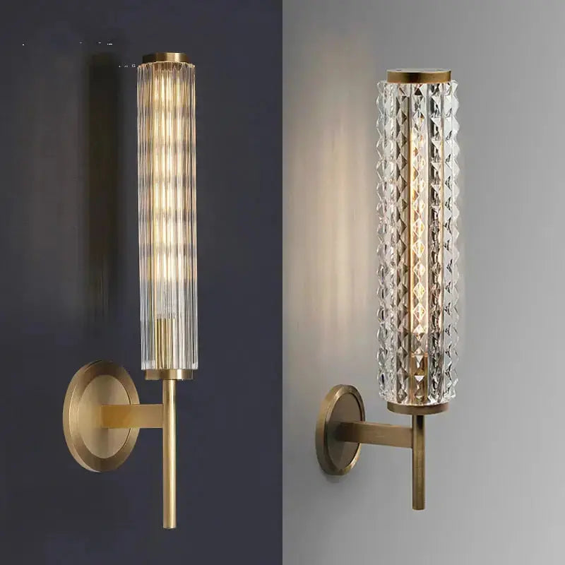 Salon Retro Brass Wall Light — alternate product view 1