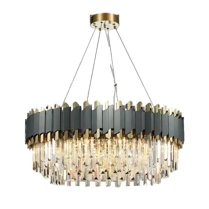 New Modern Crystal Luxury Pendant Chandelier — alternate product view 1
