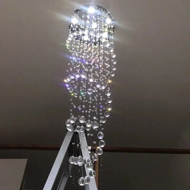 LED Spiral Hanging Light Fixture — alternate product view 3