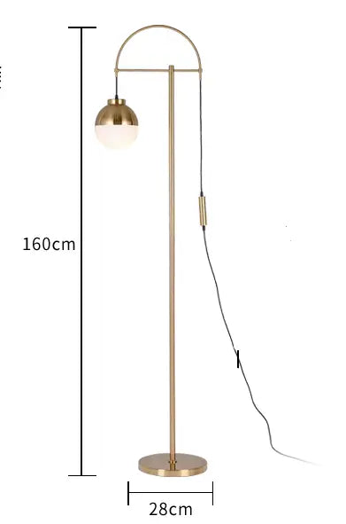 Nordic Modern Gold Lamp Floor Lamp — alternate product view 7