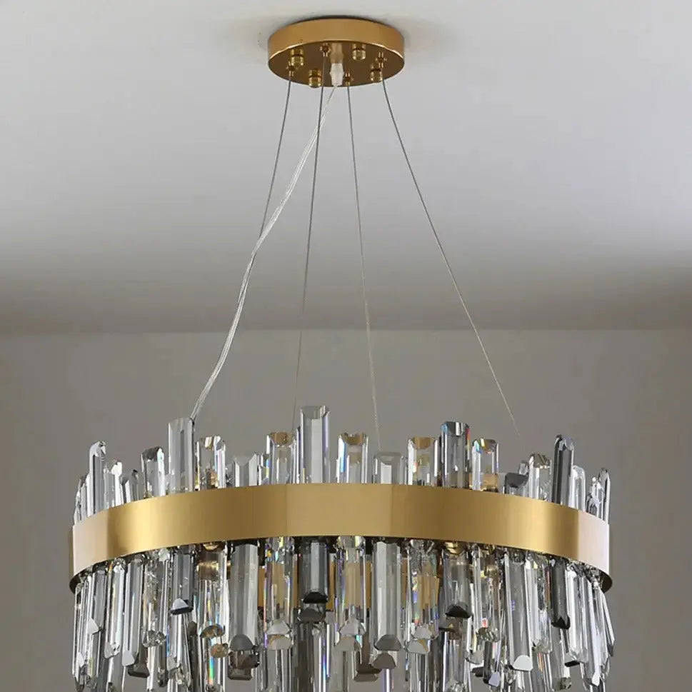 Crystal Round Designer Chandelier — alternate product view 6