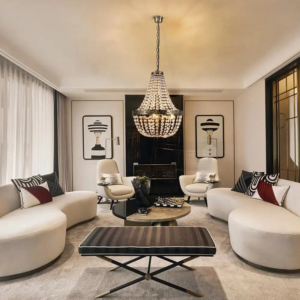Modern Light Luxury Crystal Chandelier — alternate product view 2