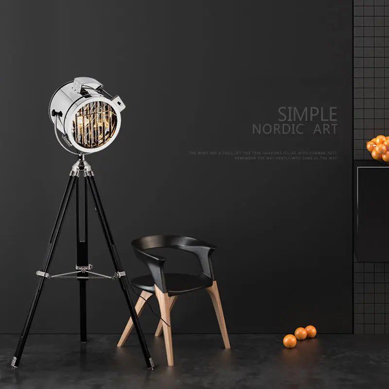 Nordic Vintage Industrial Style Creative Floor Lamp — alternate product view 2