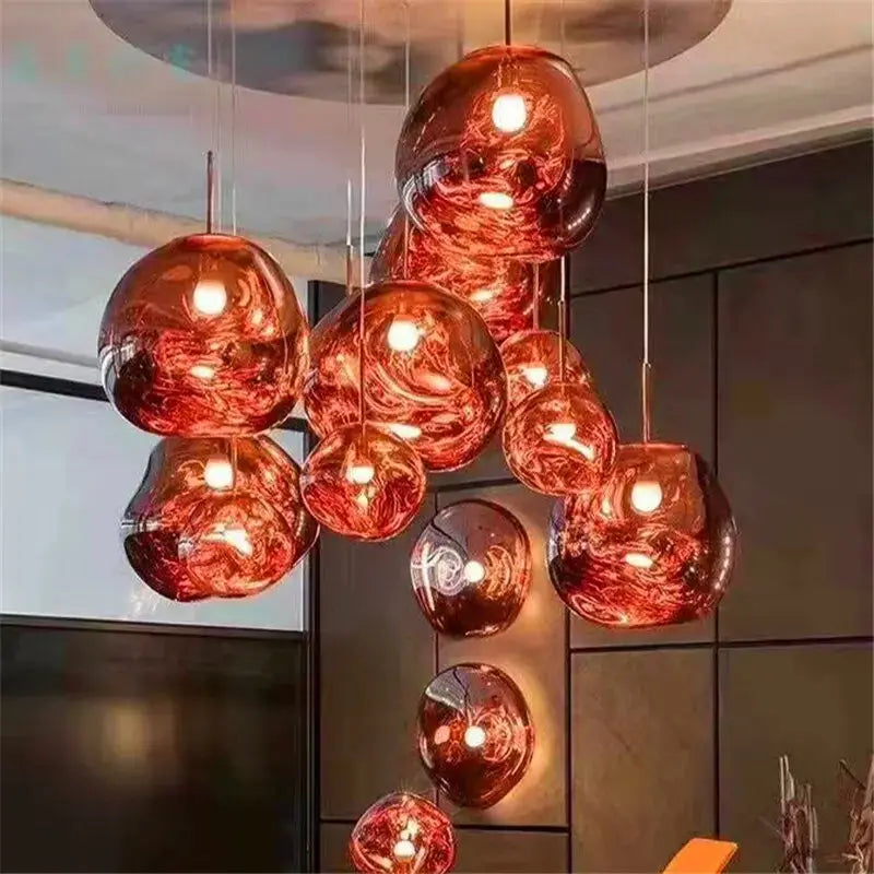 Nordic Lava Pendant Lights - Silver — alternate product view 1