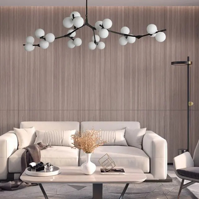 Post Modern Style Glass Balls Chandelier — alternate product view 10