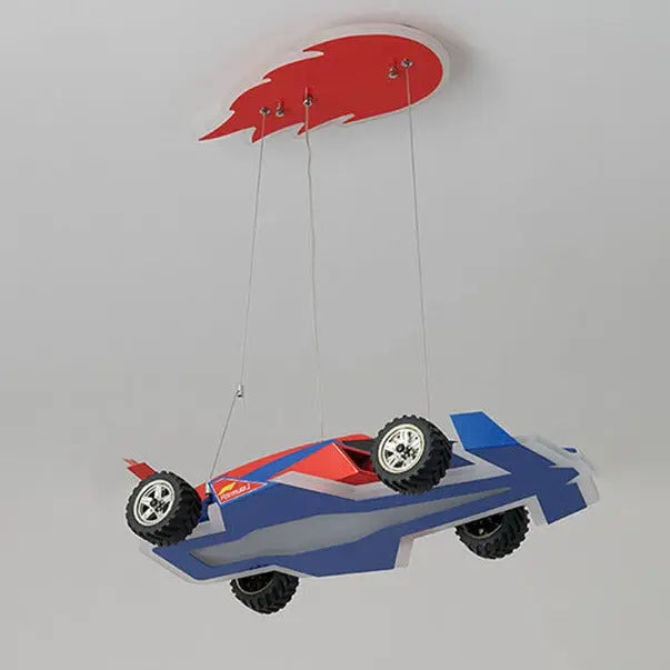 Kids Bedroom Decorative Race Car Chandelier — alternate product view 6