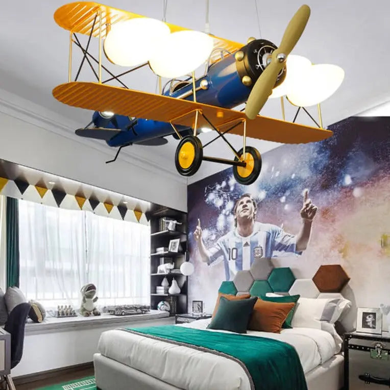 Kids Bedroom Airplane Chandelier — alternate product view 9