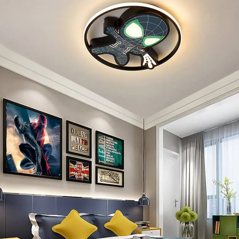 Nordic Spider Man Figure Kids Bedroom Light — alternate product view 6