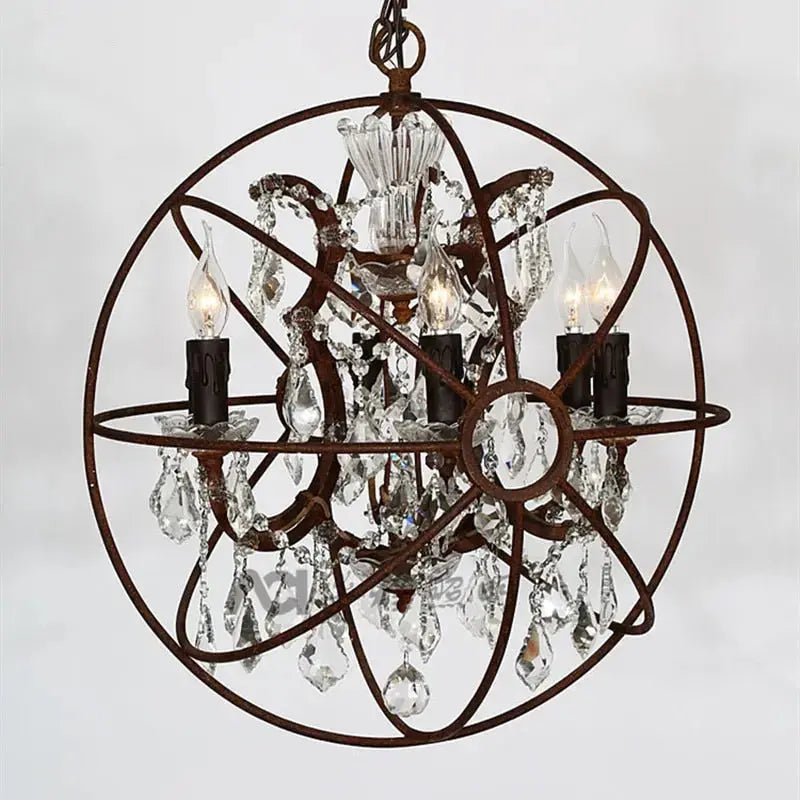 Mid Century Globe Chandelier — alternate product view 2