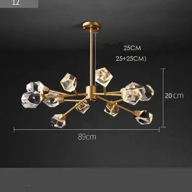 Cooper Luxury Crystal Modern Chandelier — alternate product view 5
