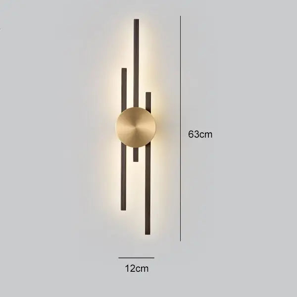 Luxury Minimalist Creative Copper Wall Lights — alternate product view 19
