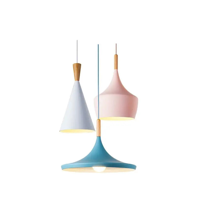Creative Colorful Wood Lamp — product view