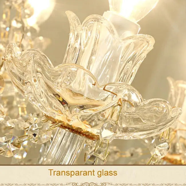 Gold Crystal Chandelier — alternate product view 5
