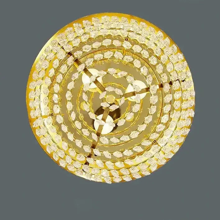 Gold Iron Luxury Retro Living Room Fashion Chandelier — alternate product view 5