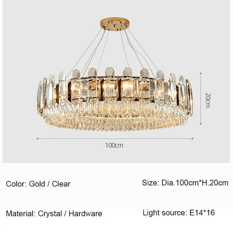 Large Crystal Chandelier — alternate product view 13