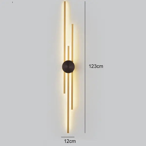 Luxury Minimalist Creative Copper Wall Lights — alternate product view 20