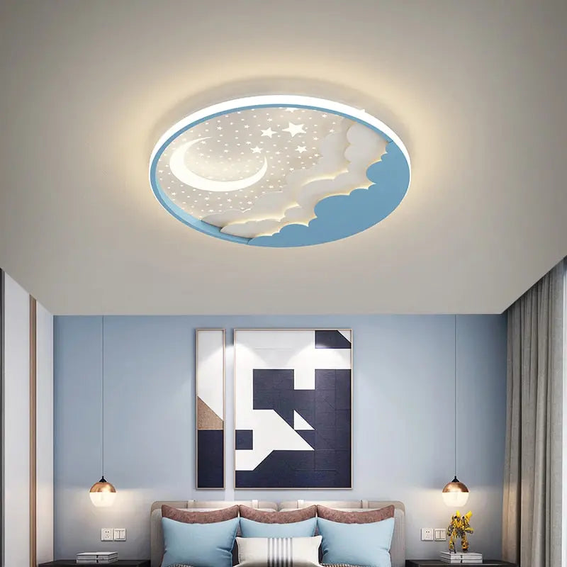 Round Modern Led Ceiling Children Chandelier — product view