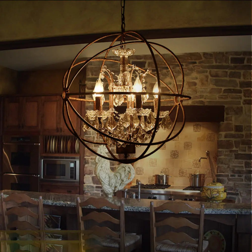 Mid Century Globe Chandelier — alternate product view 6