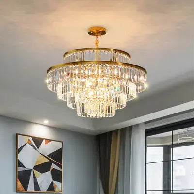 Living Room Crystal Chandelier — alternate product view 2