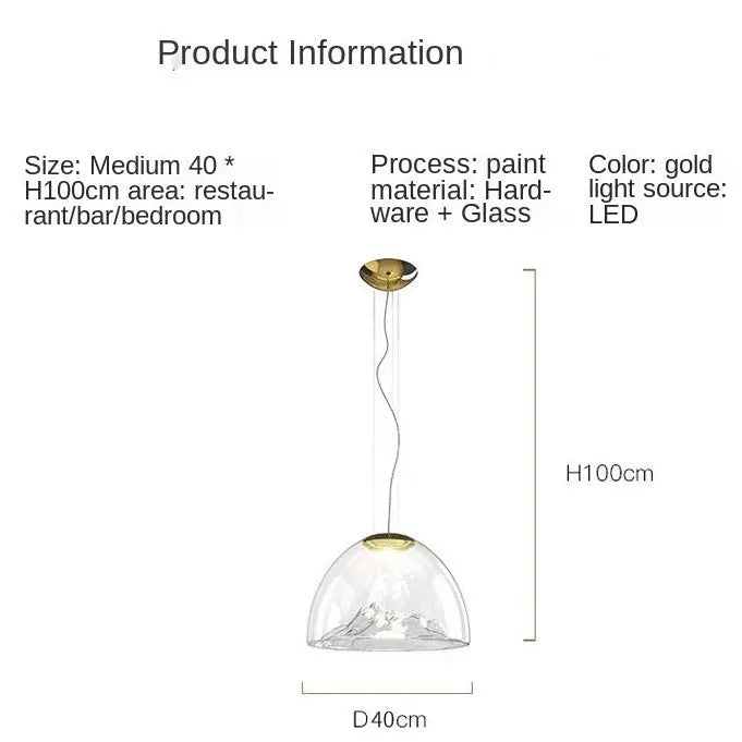 Golden Mountain Pendant Lamp — alternate product view 9