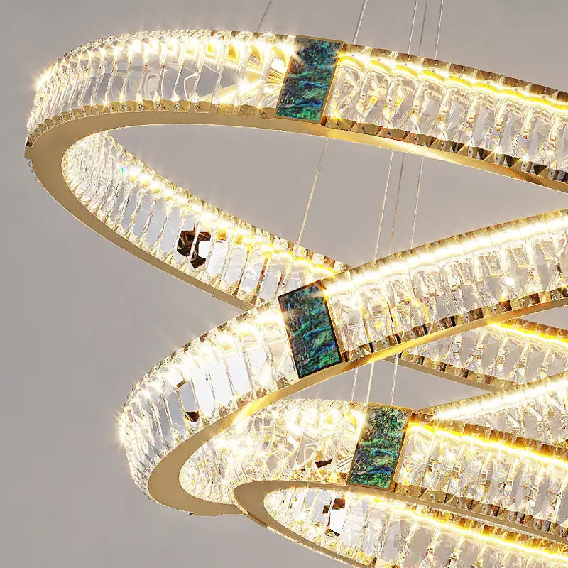 Golden Villa Ring Chandelier — alternate product view 5