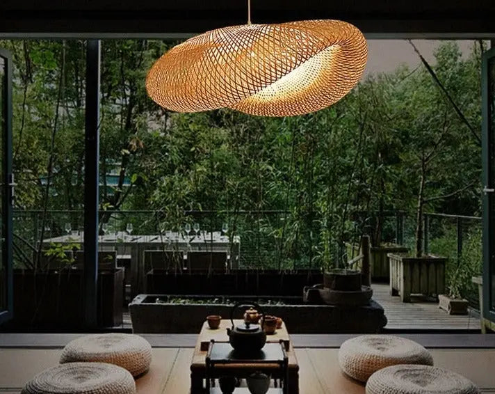 Modern Bamboo Asia Style Light — alternate product view 3