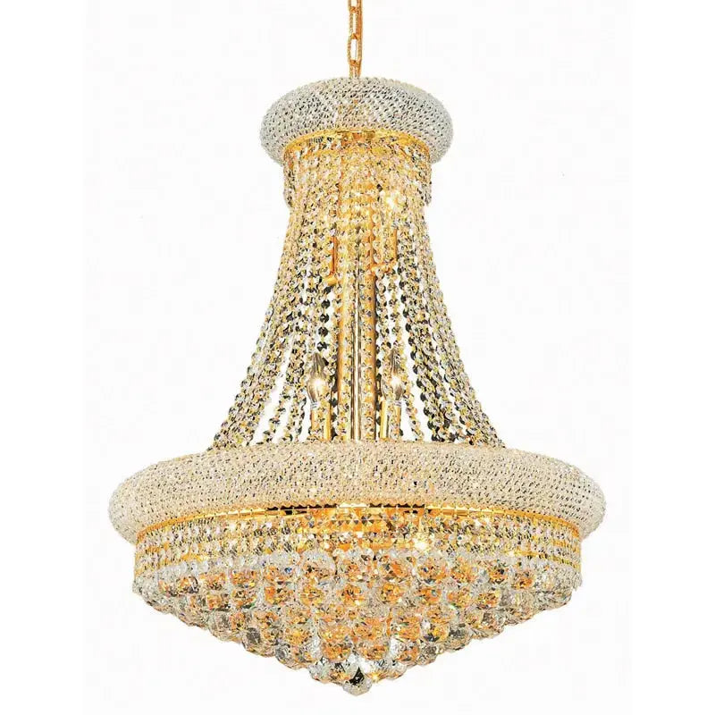 French Empire Gold Crystal Chandelier — alternate product view 1