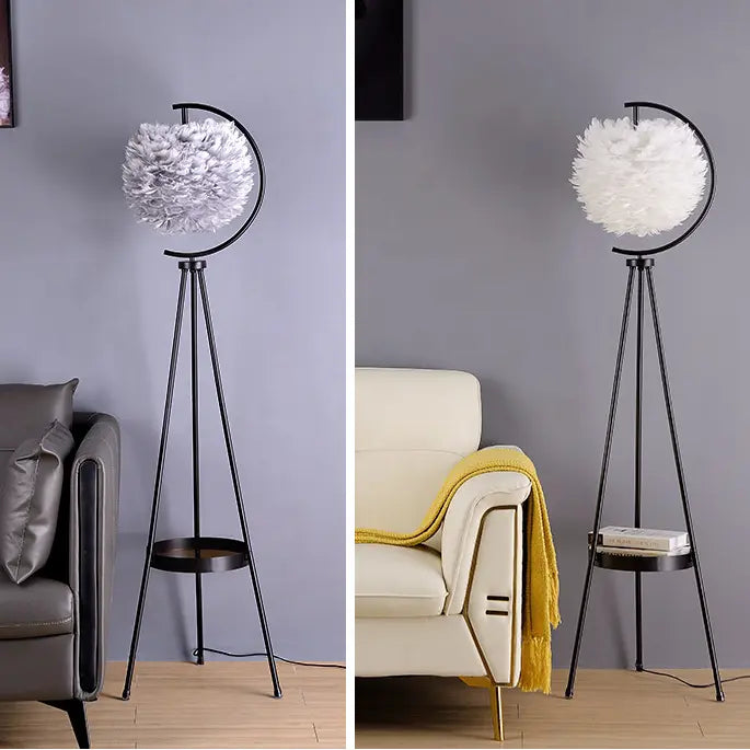 Nordic Standing Lights With Table Floor Lamps — alternate product view 2
