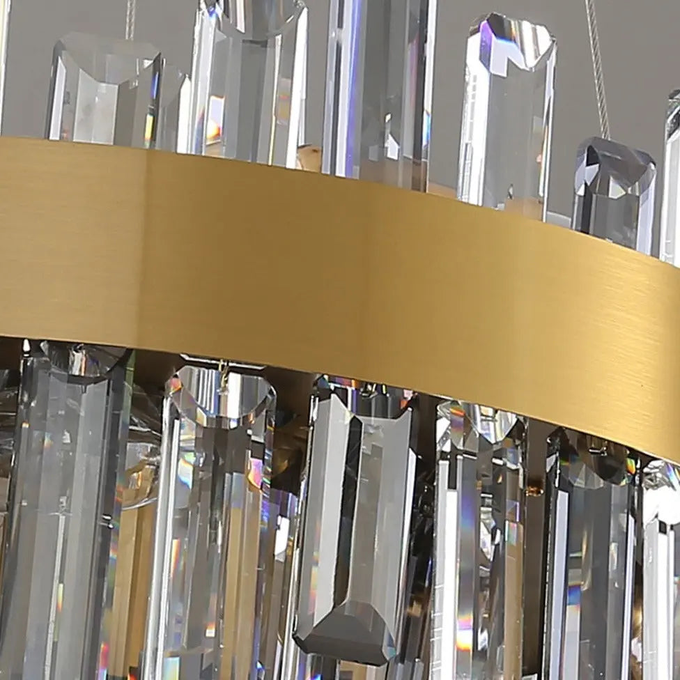 Crystal Oval Designer Chandelier — alternate product view 6