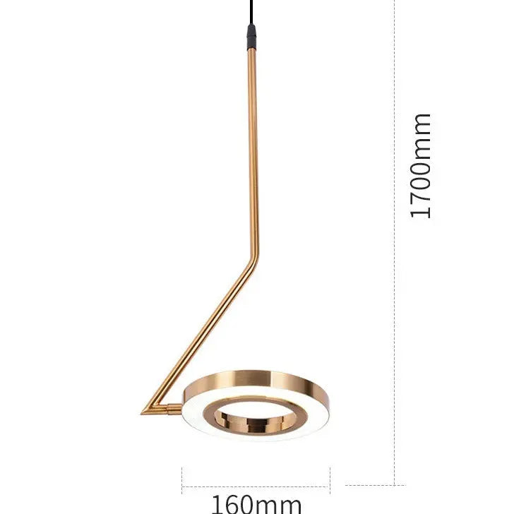 Postmodern Line Ring Lamp — alternate product view 3