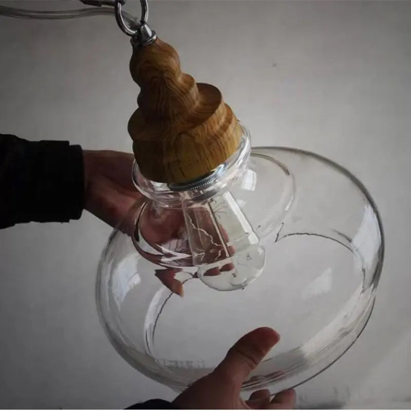Creative Wood Single Head Pendant Lamp — alternate product view 8