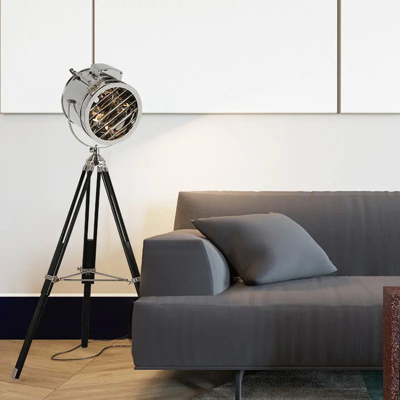 Nordic Vintage Industrial Style Creative Floor Lamp — alternate product view 4