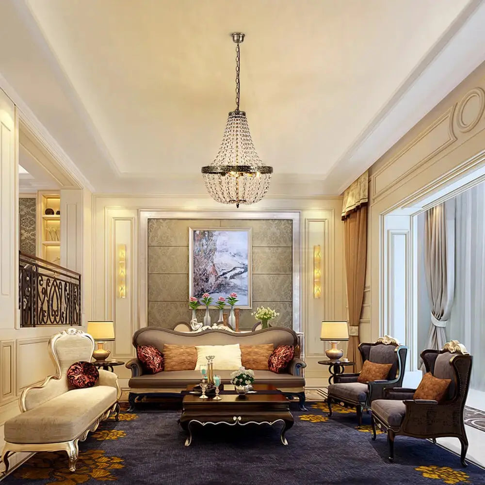 Modern Light Luxury Crystal Chandelier — product view