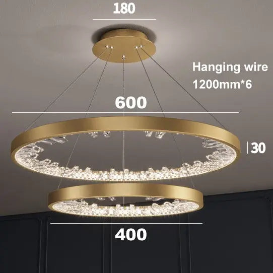 Luxury Dining Room Crystal Chandelier — alternate product view 4