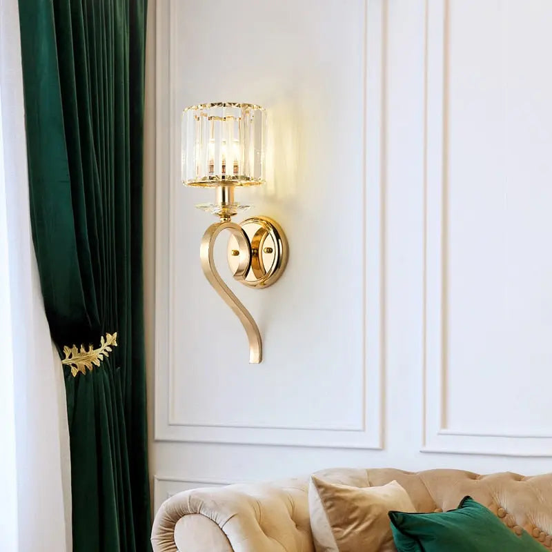 Crystal Luxury Wall Lamp — alternate product view 1